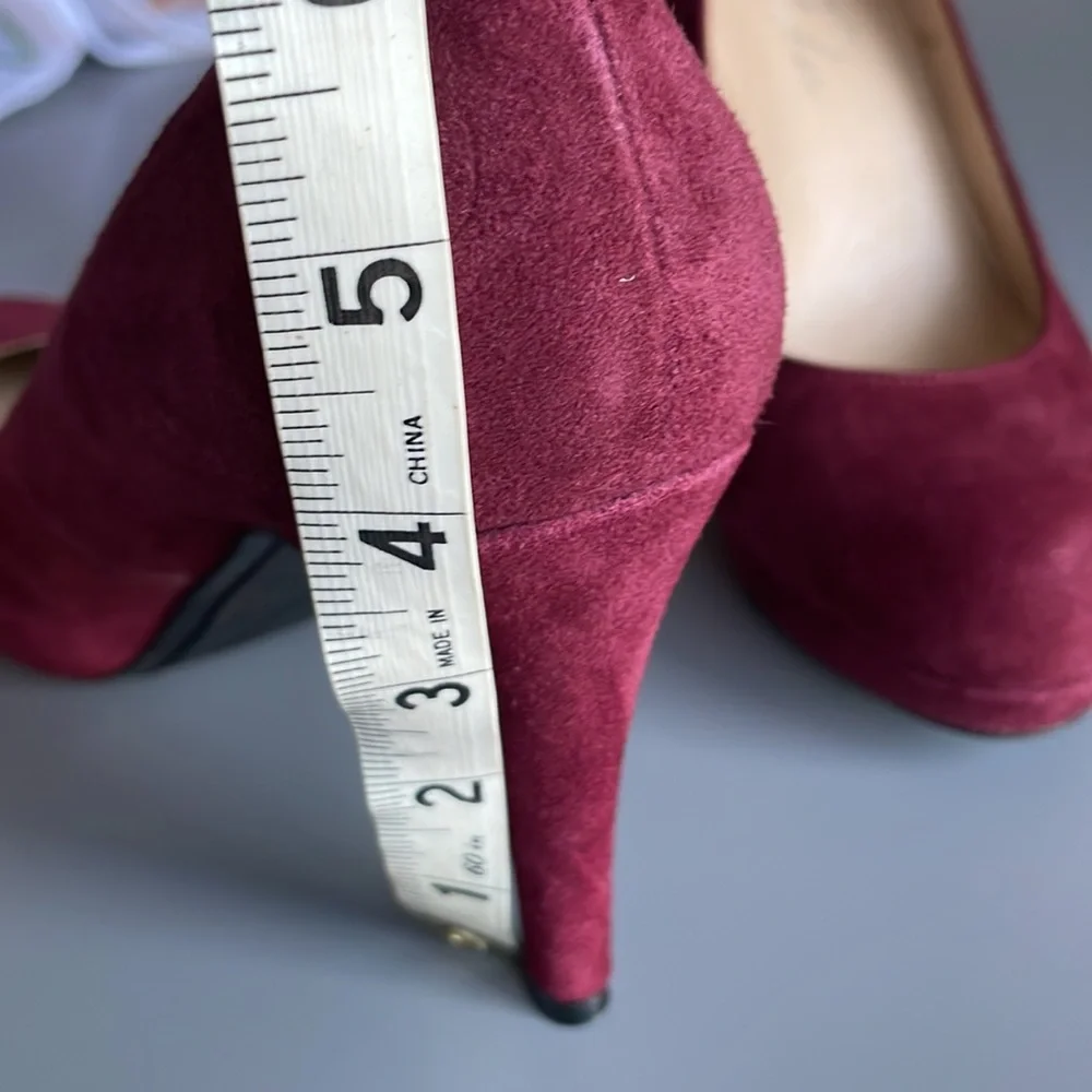 Marc Fischer Sydney Burgundy Heels Size 6M - Picture 2 of 11